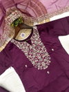 KF 5125 Kalaai Chanderi Silk Kurti With Bottom Dupatta Wholesale Online